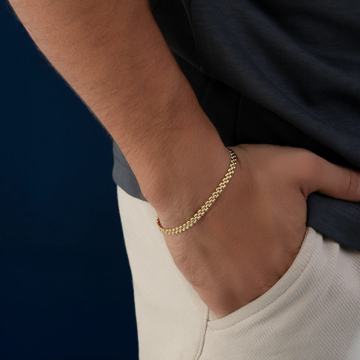 Pulsera Tejido Carrete 18.5cm