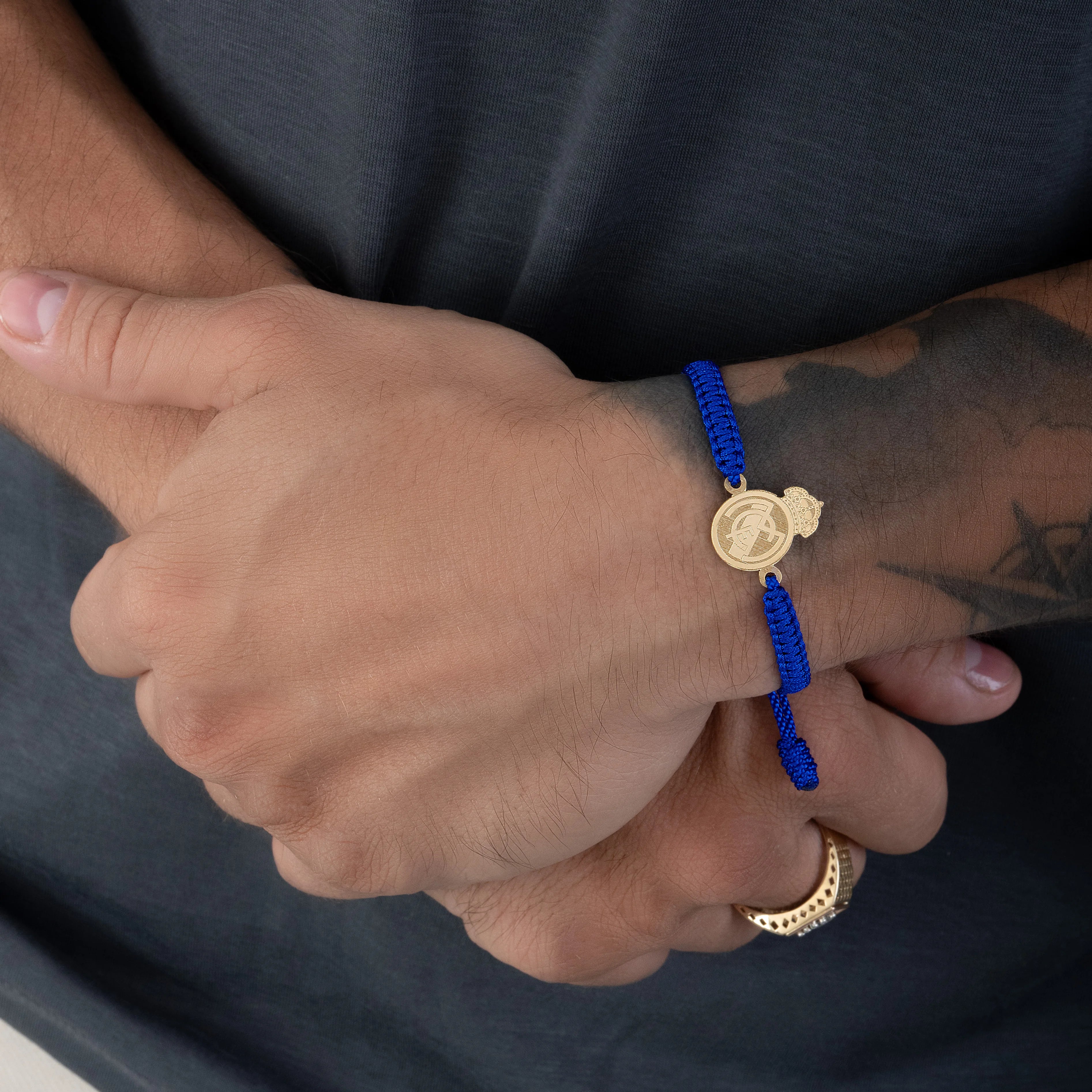 Pulsera Tejida Real Madrid