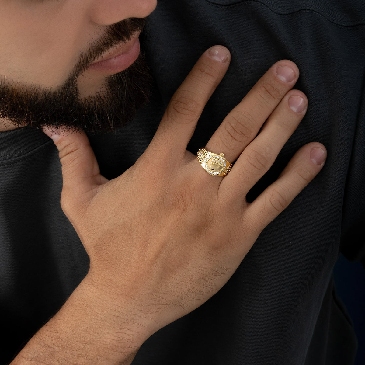 Anillo Corona Talla 9 3/4