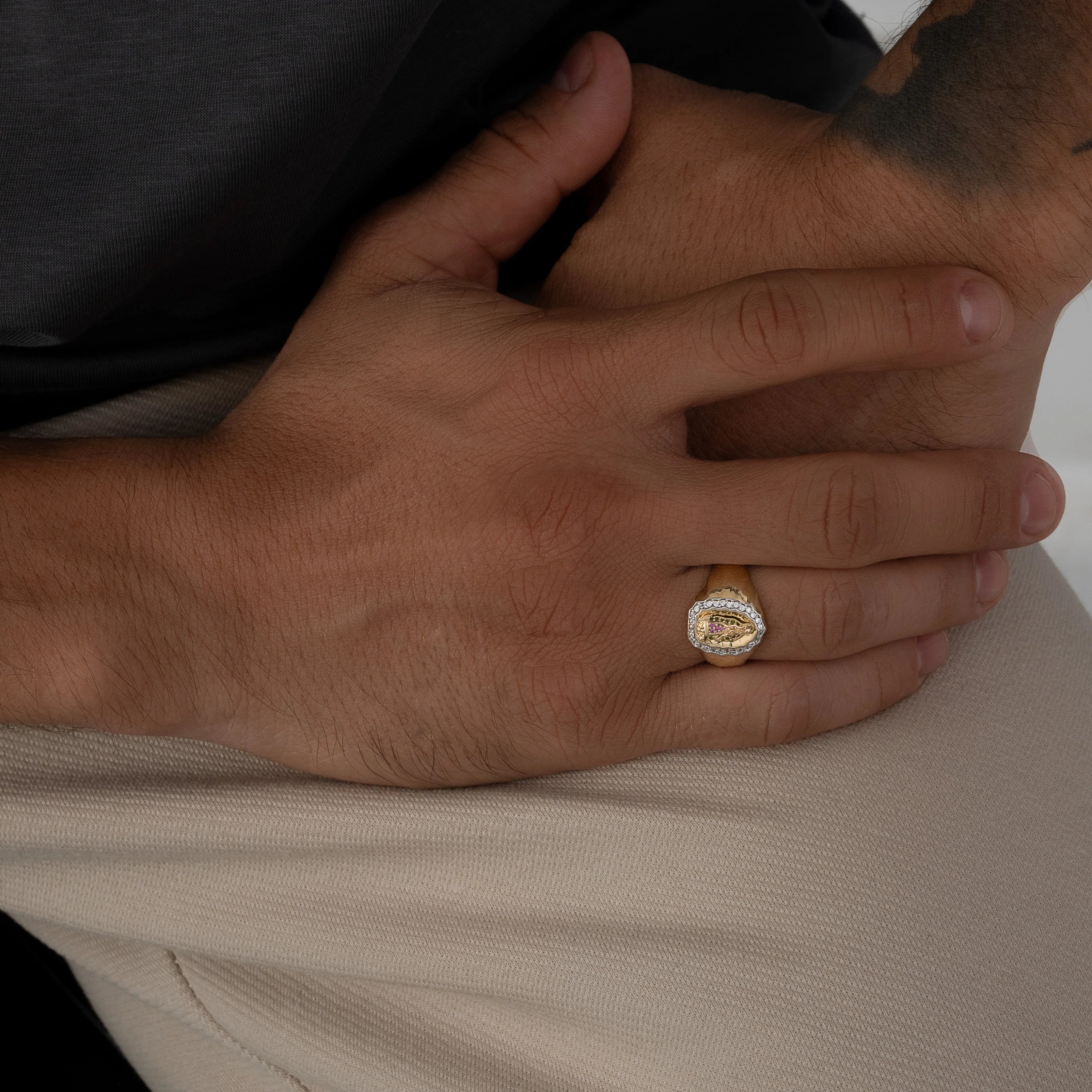 Anillo Virgen Guadalupe Talla 7 1/2