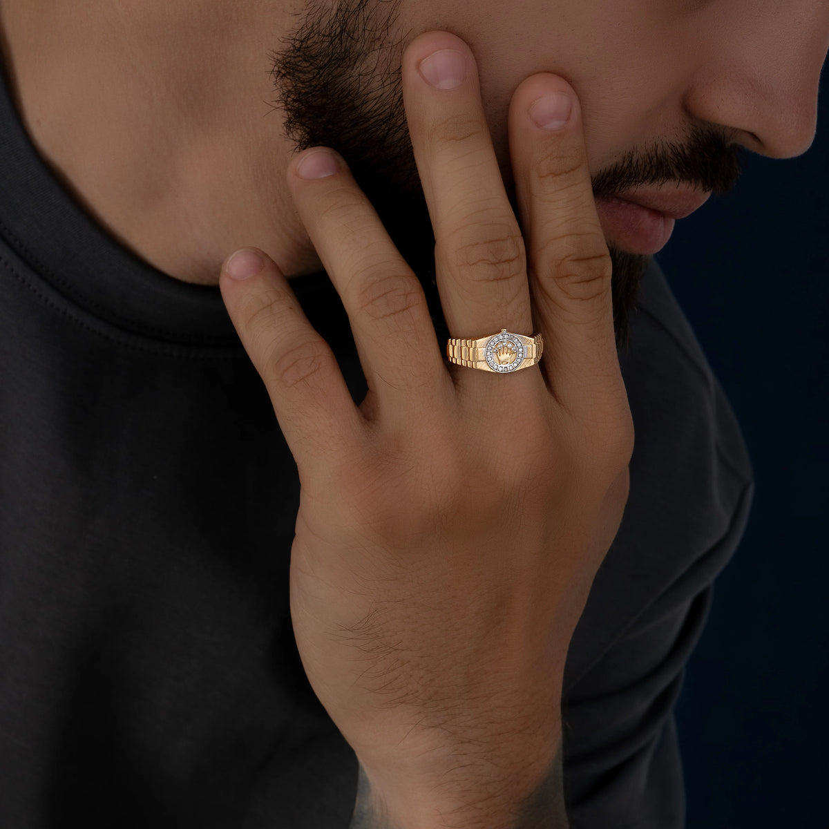 Anillo Corona Talla 9 3/4