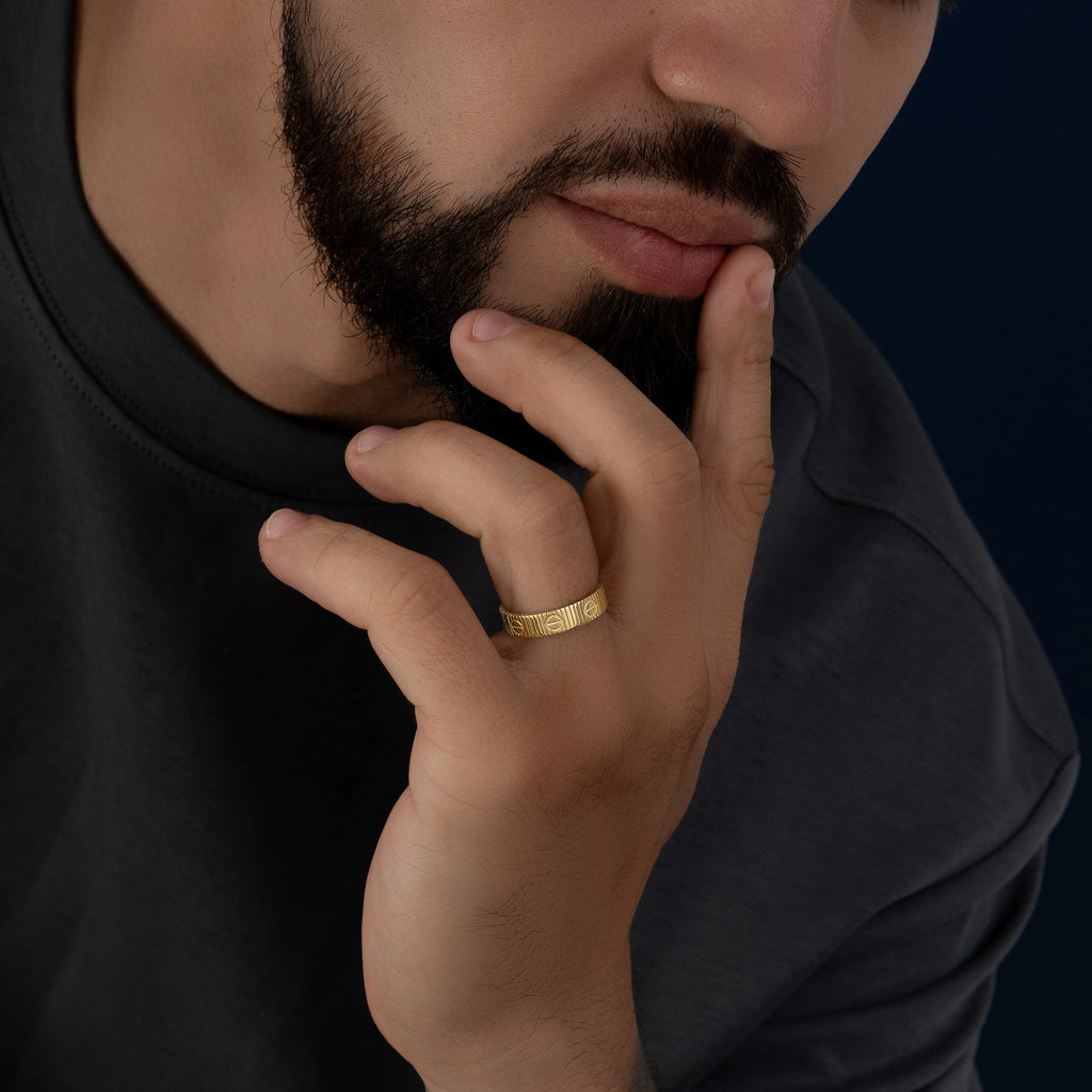 Anillo Lineal Talla 8