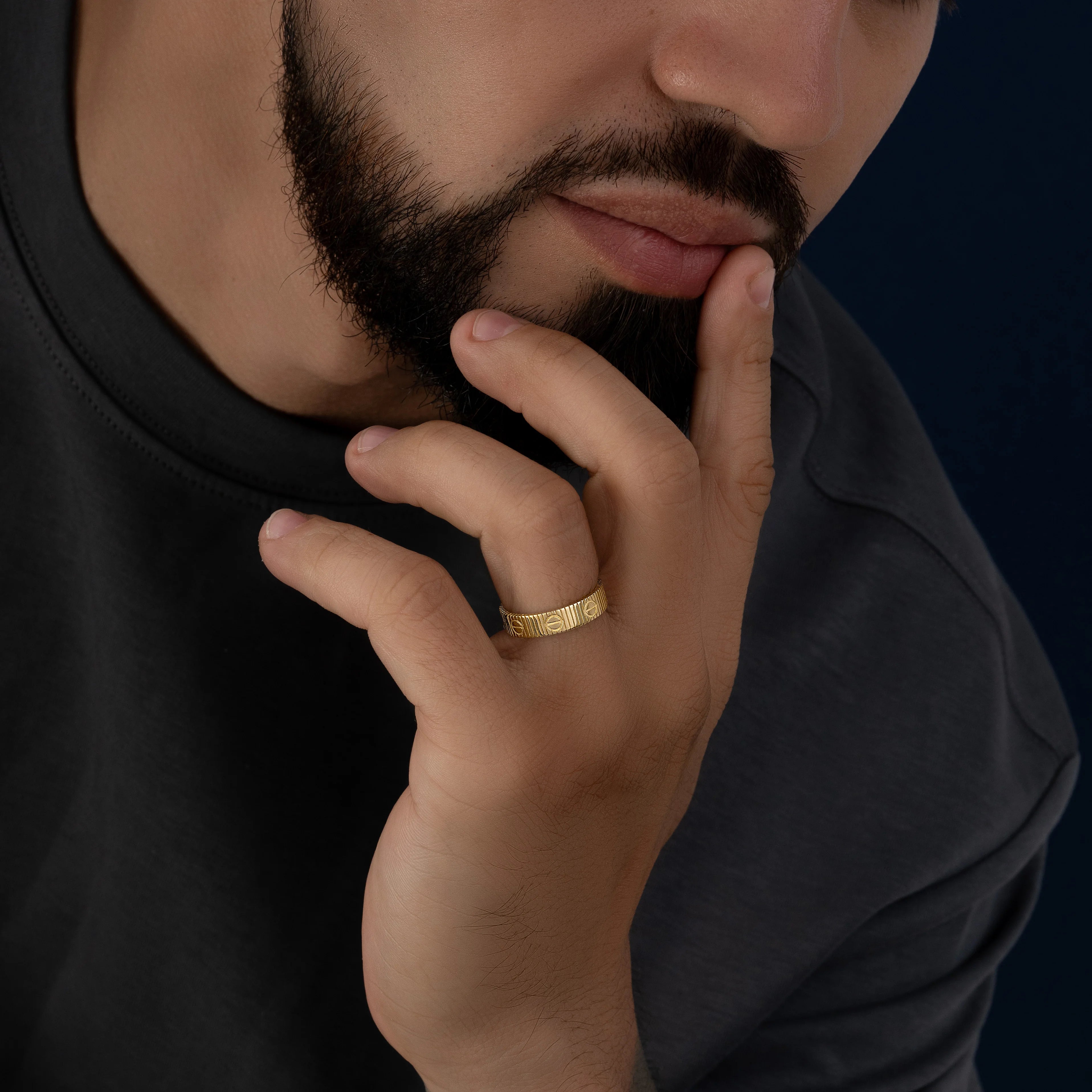 Anillo Lineal Talla 8