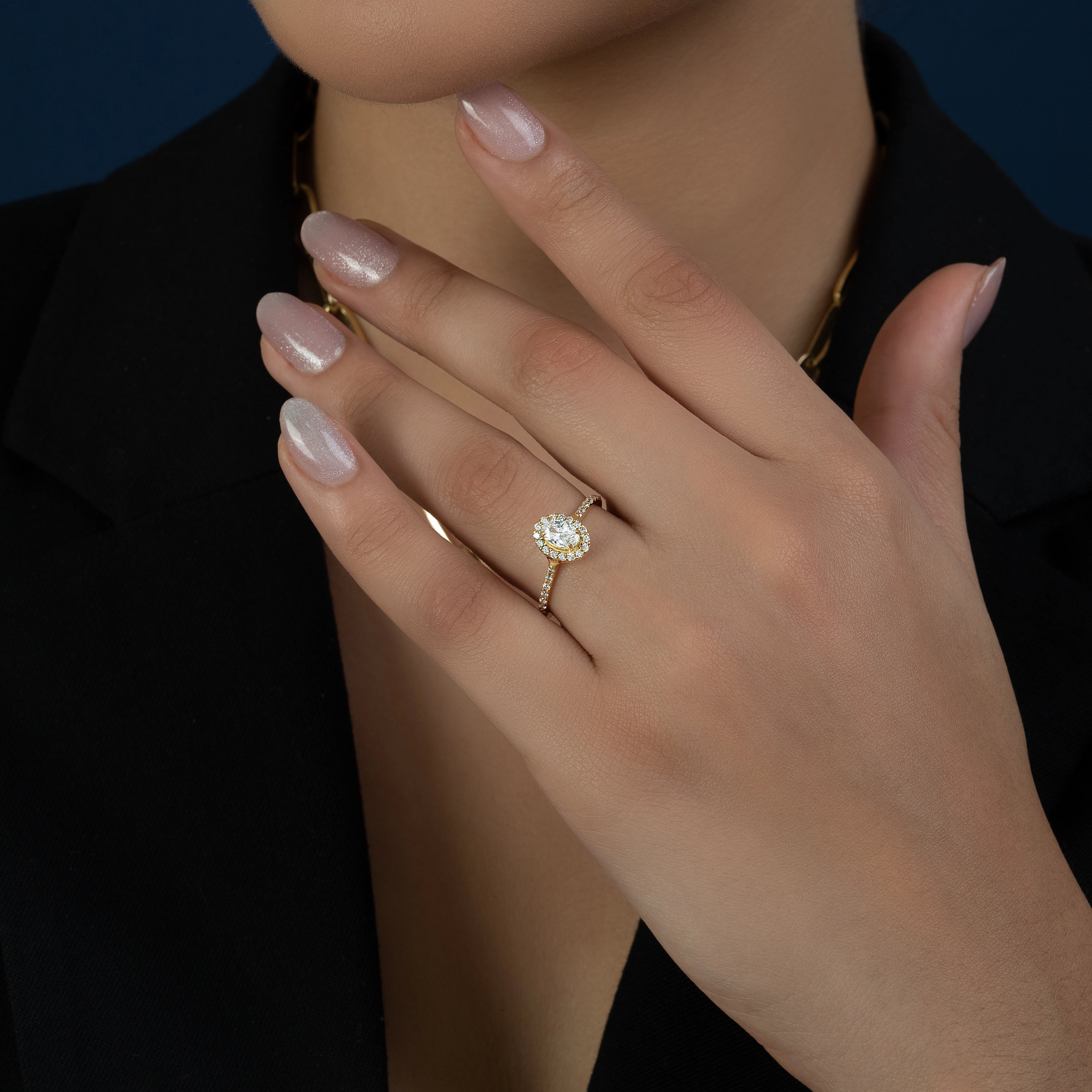 Anillo Compromiso Mila Talla 8 1/4