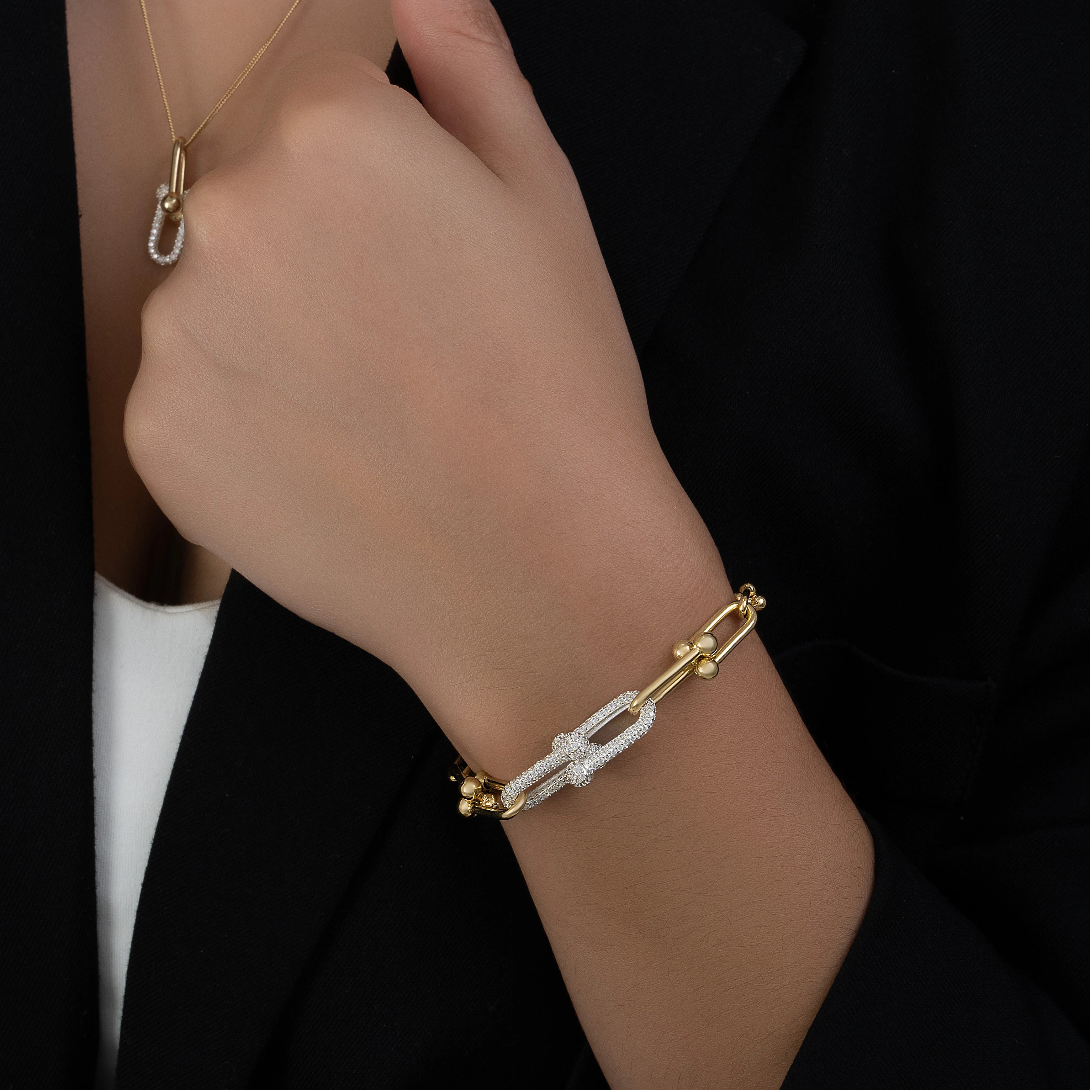 Pulsera Paper Clip 18cm