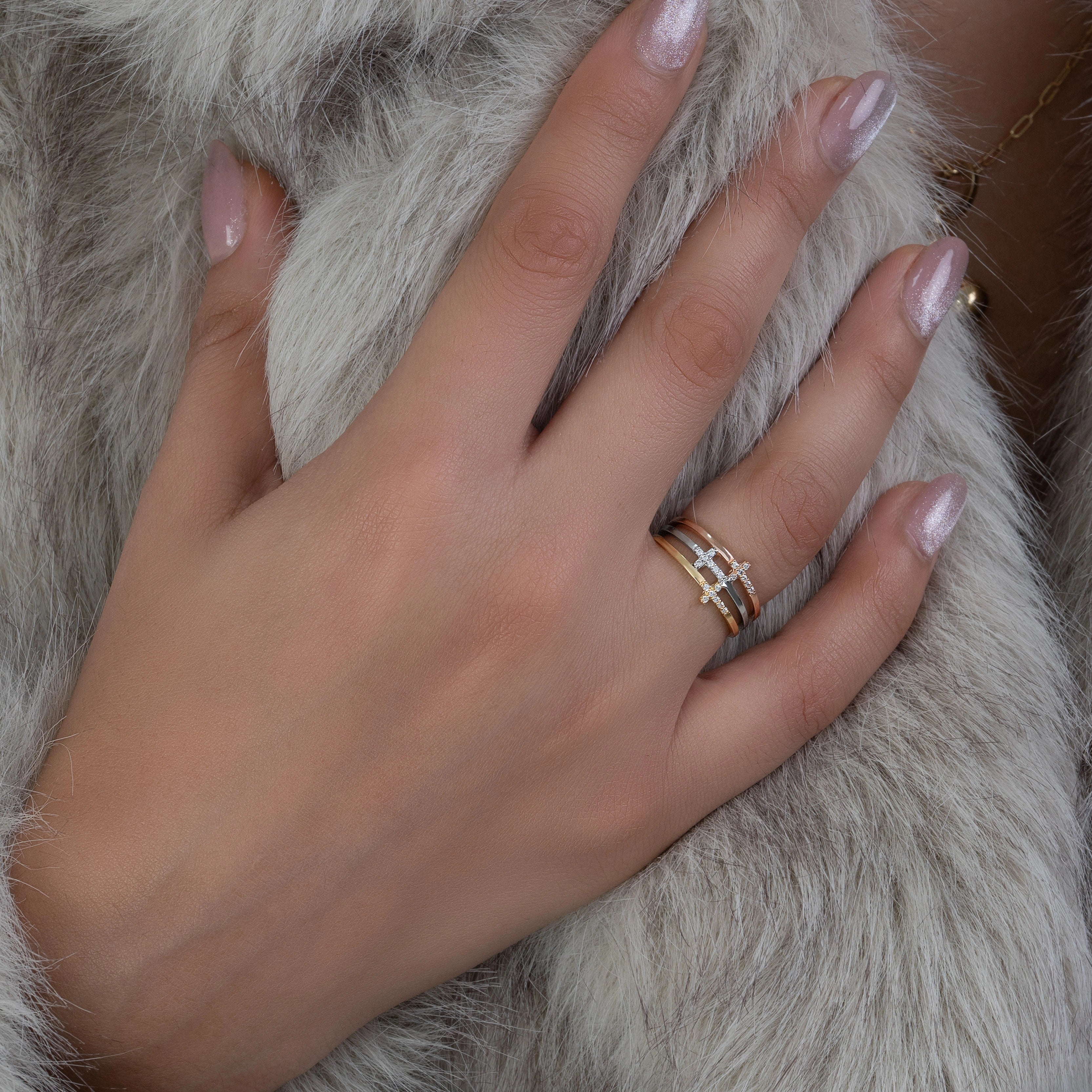 Anillo Tres Cruces Talla 6 3/4