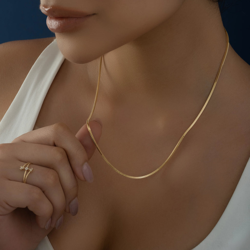 Cadena Tejido Veneciano 45cm