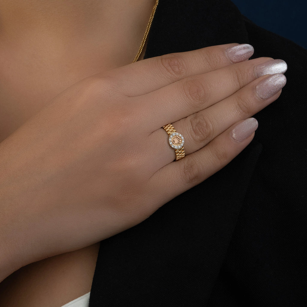 Anillo Corona Talla 7