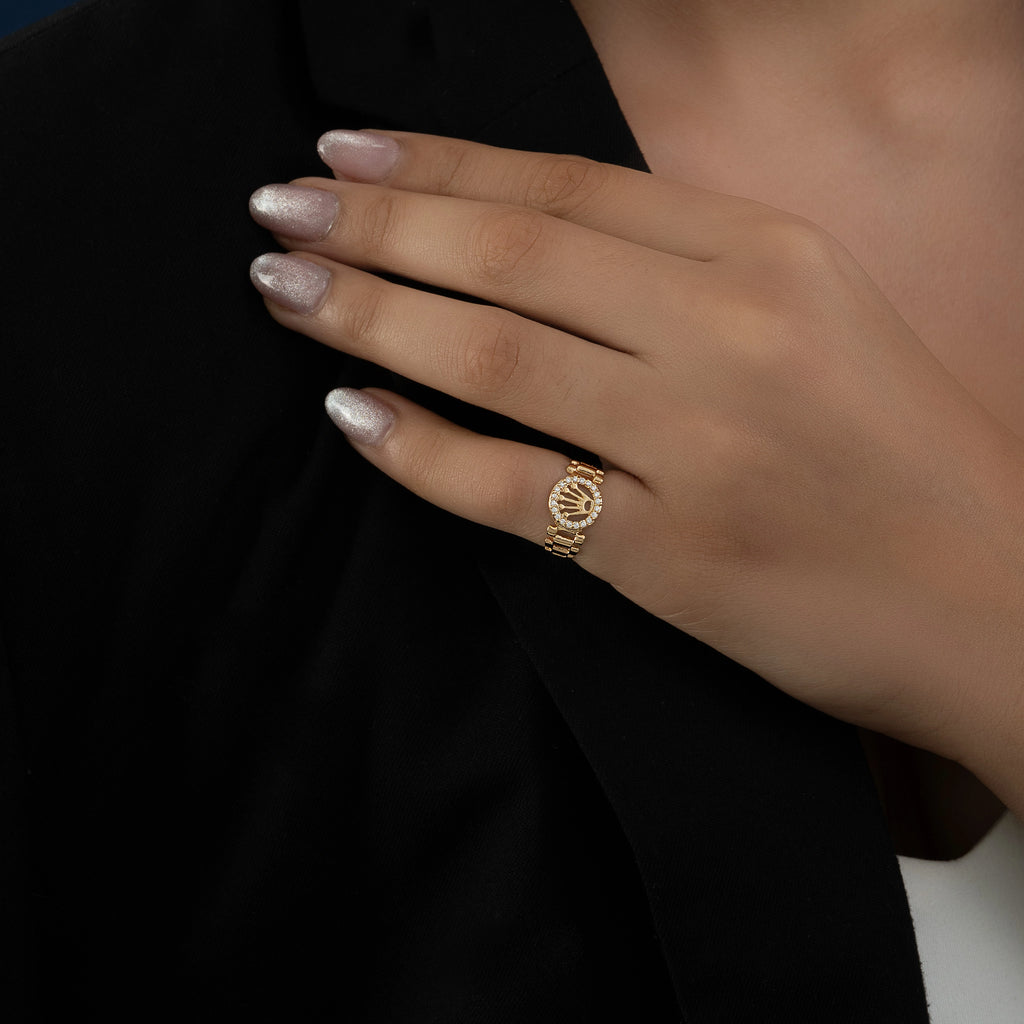 Anillo Corona Talla 4 1/2