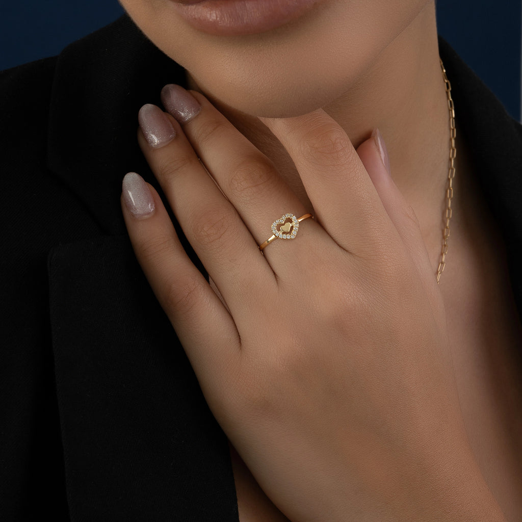 Anillo Heart Talla 8