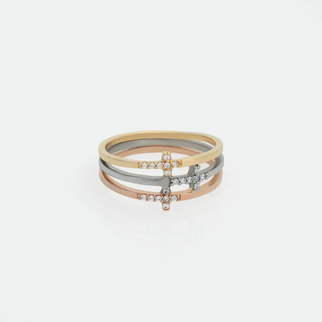 Anillo Tres Cruces Talla 6 3/4