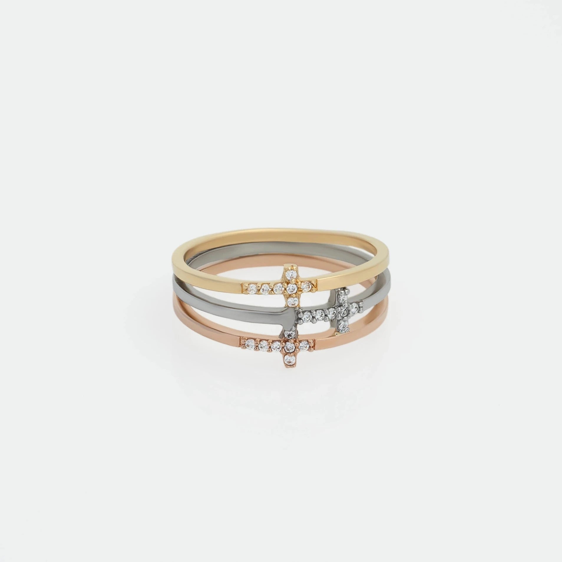 Anillo Tres Cruces Talla 6 3/4