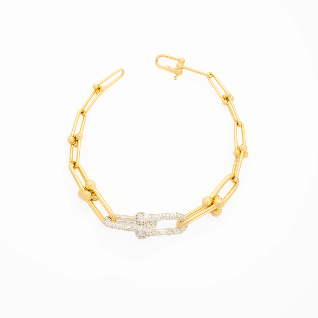 Pulsera Paper Clip 18cm