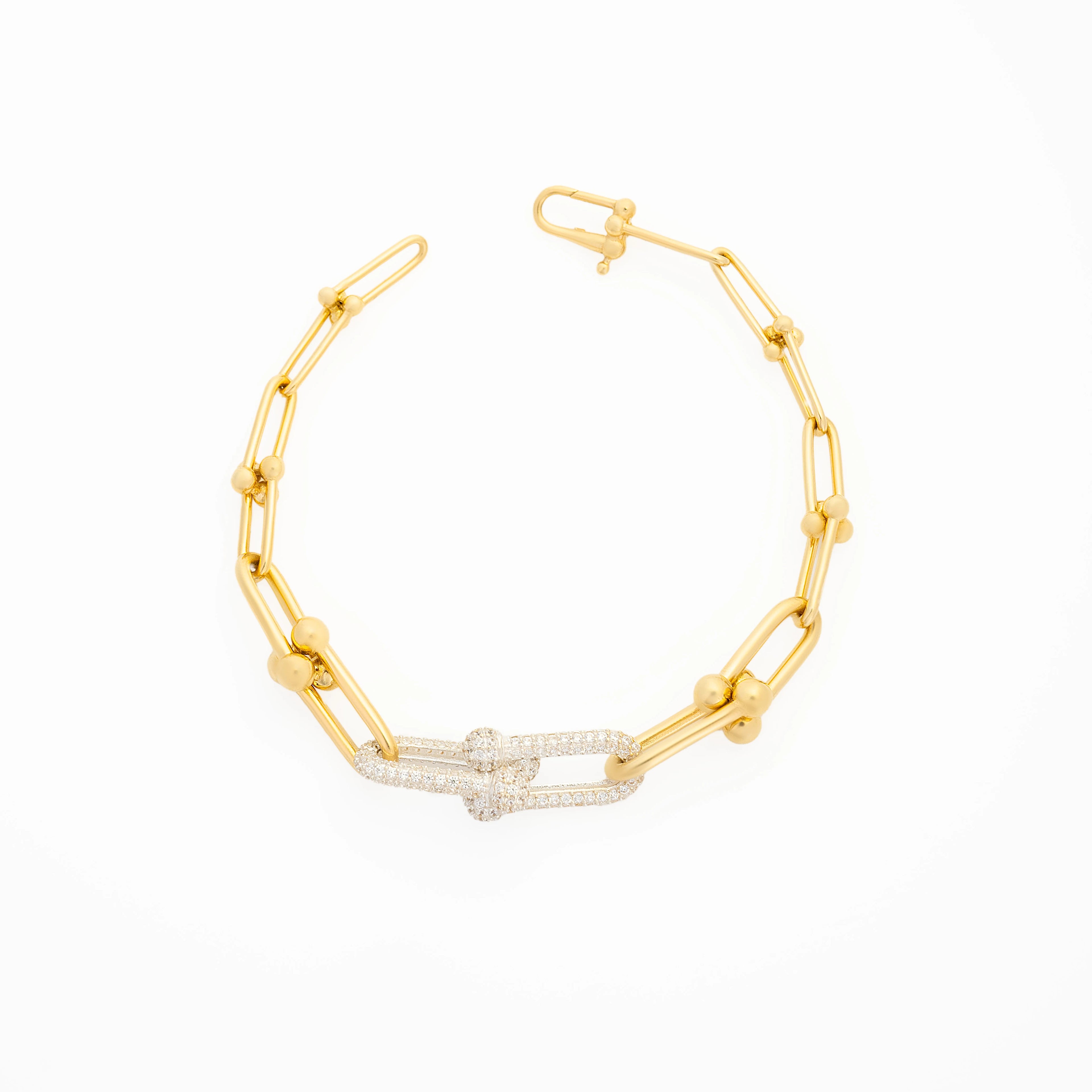 Pulsera Paper Clip 18cm