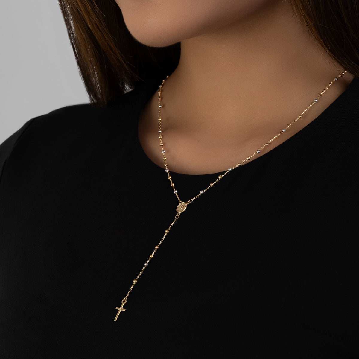 Rosario Tres Oros 45cm