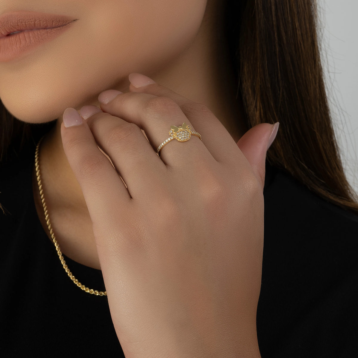 Anillo Minnie Talla 8