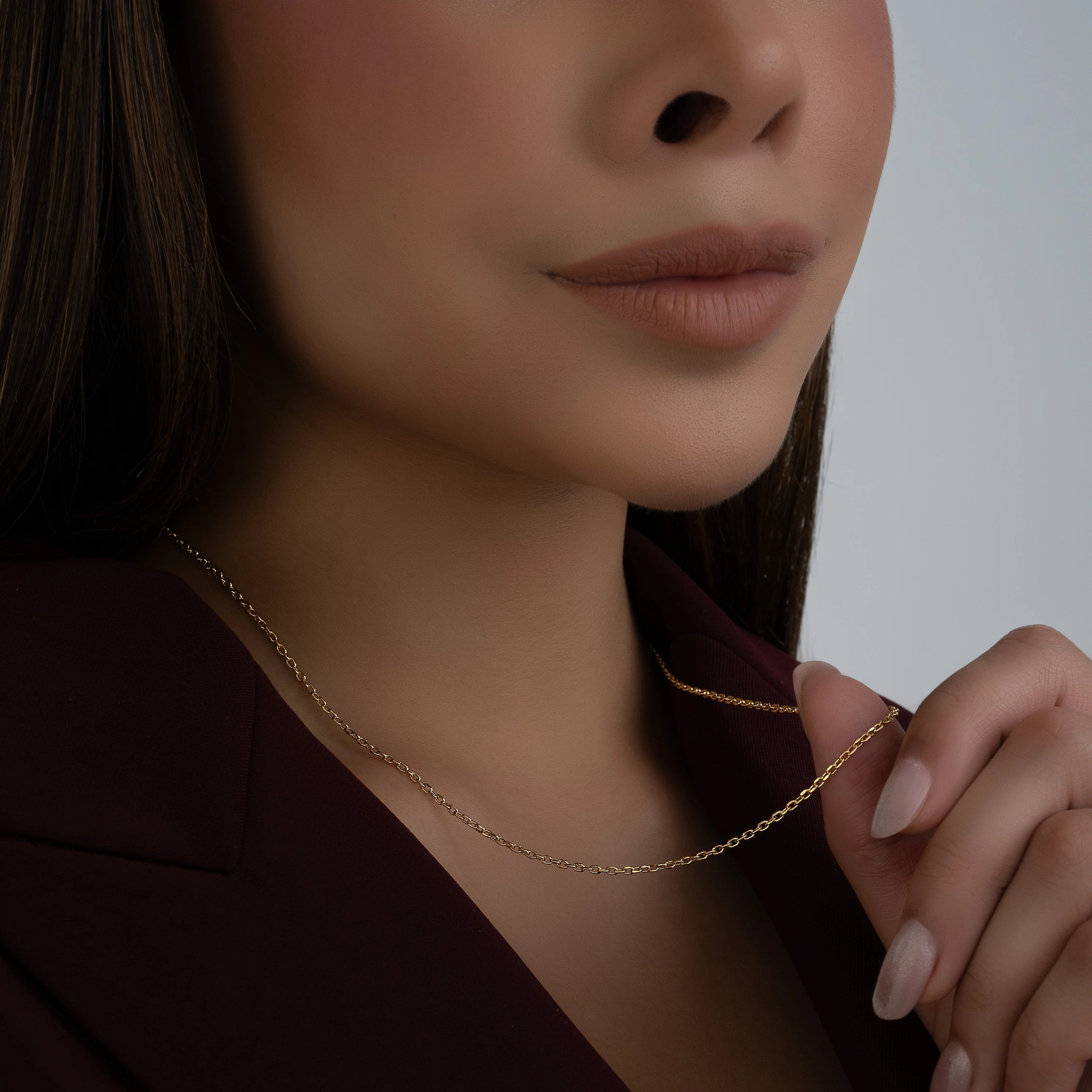 Cadena Tejido Rolong 45cm