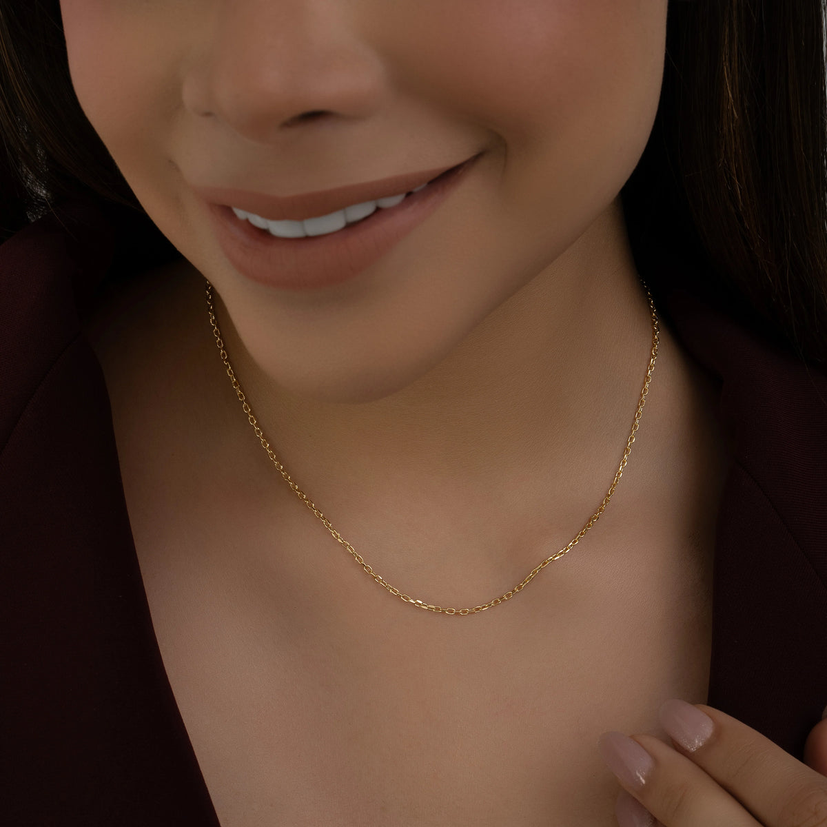 Cadena Tejido Rolong 40cm