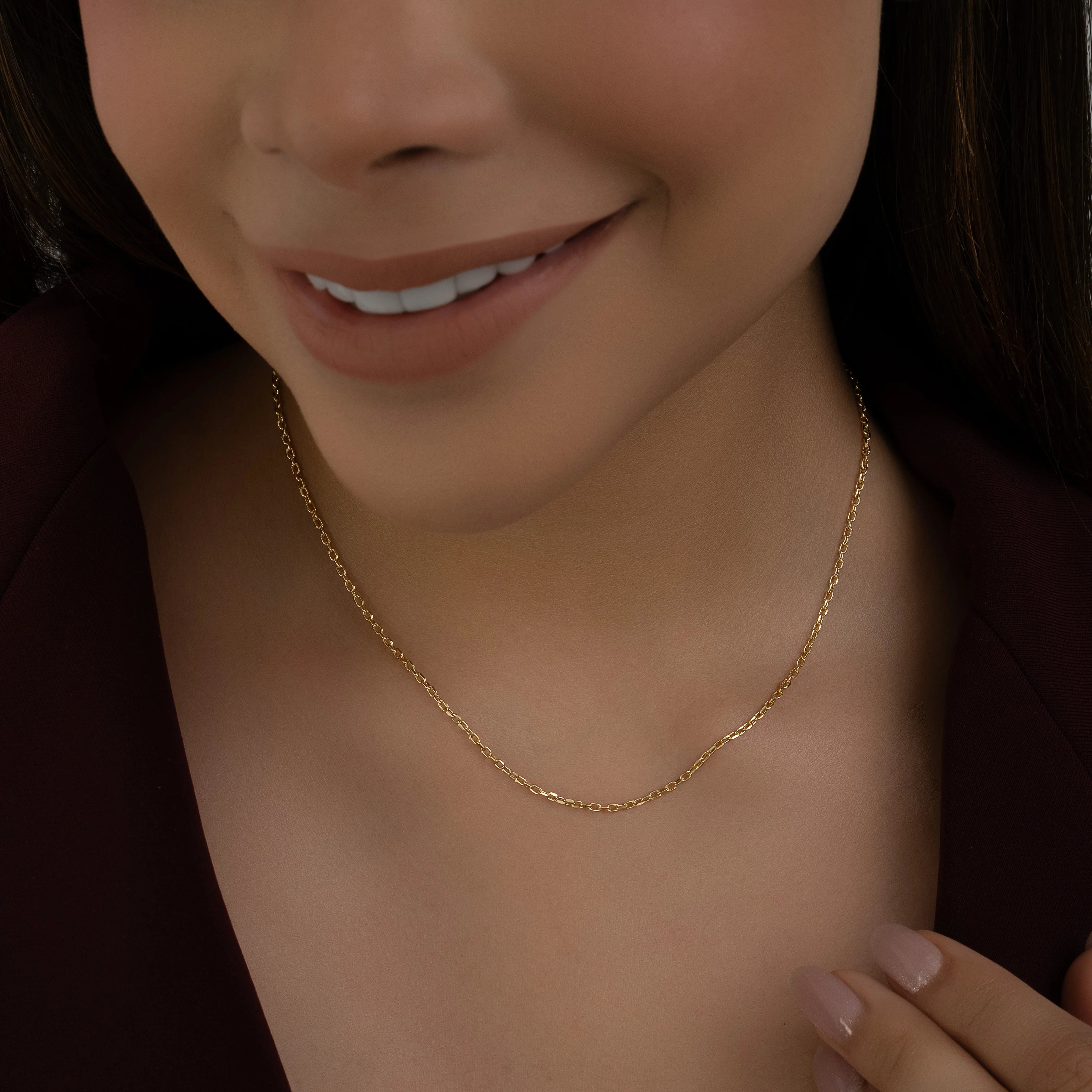 Cadena Tejido Rolong 40cm