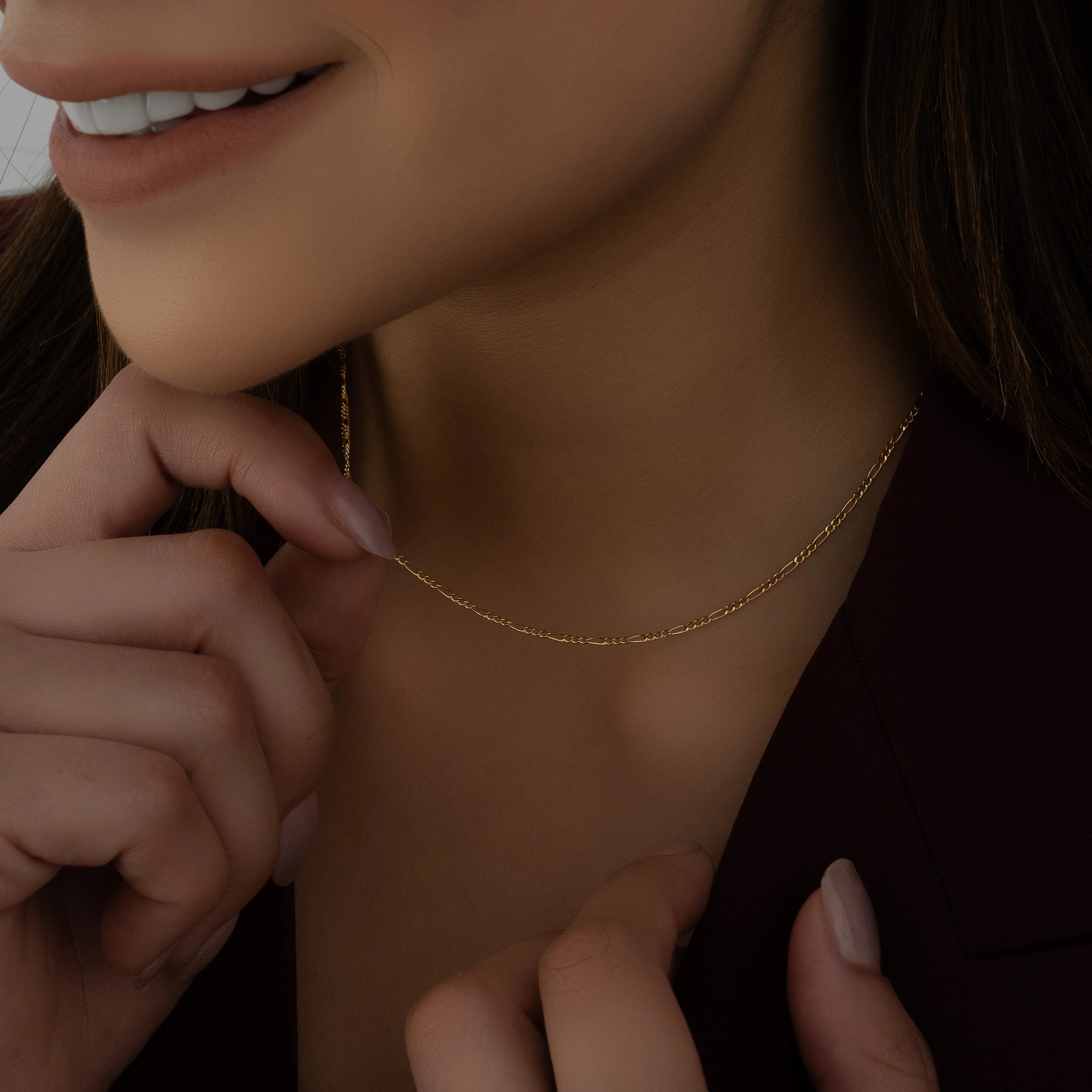 Cadena Tejido 3x1 40cm