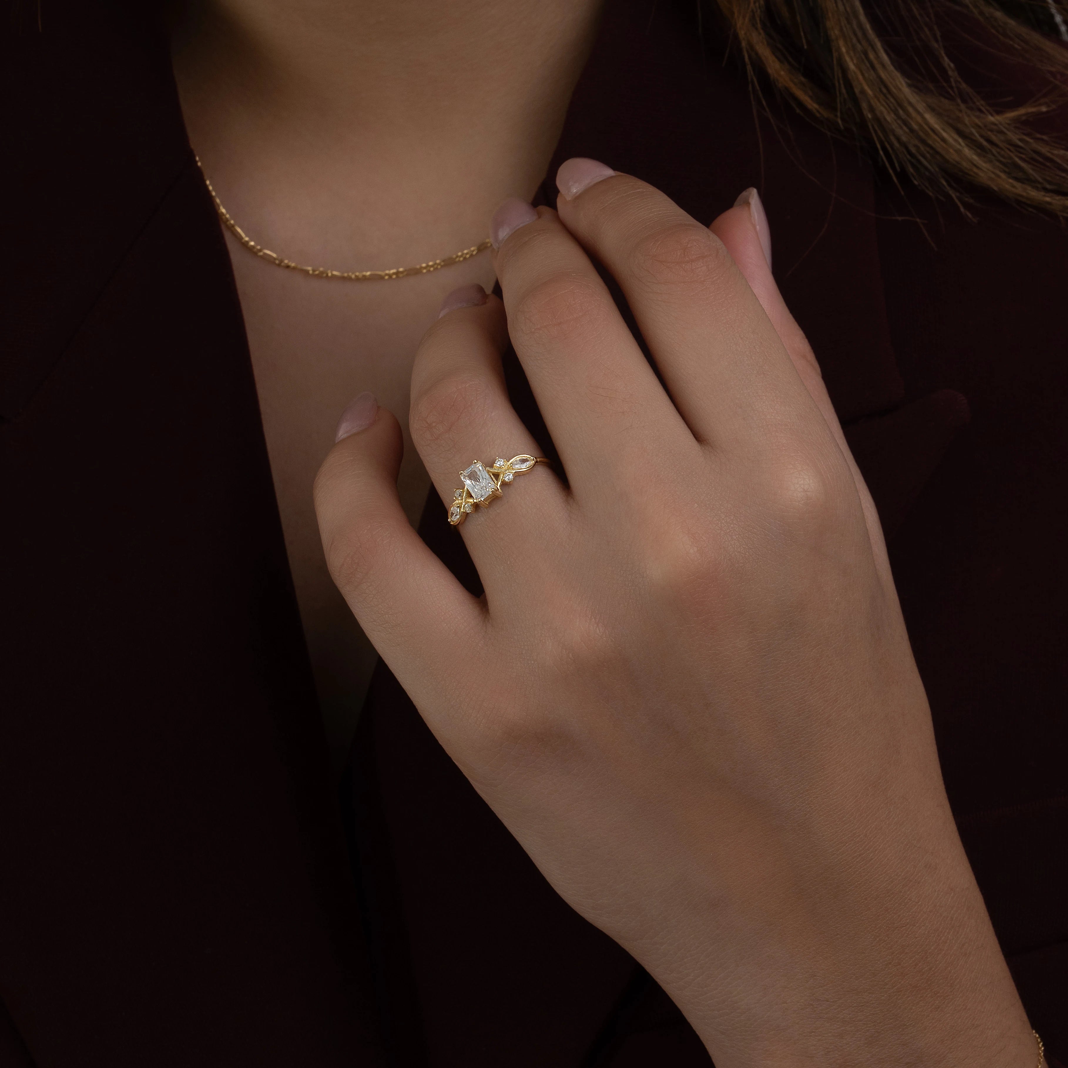 Anillo Compromiso Kai Talla 7 1/2