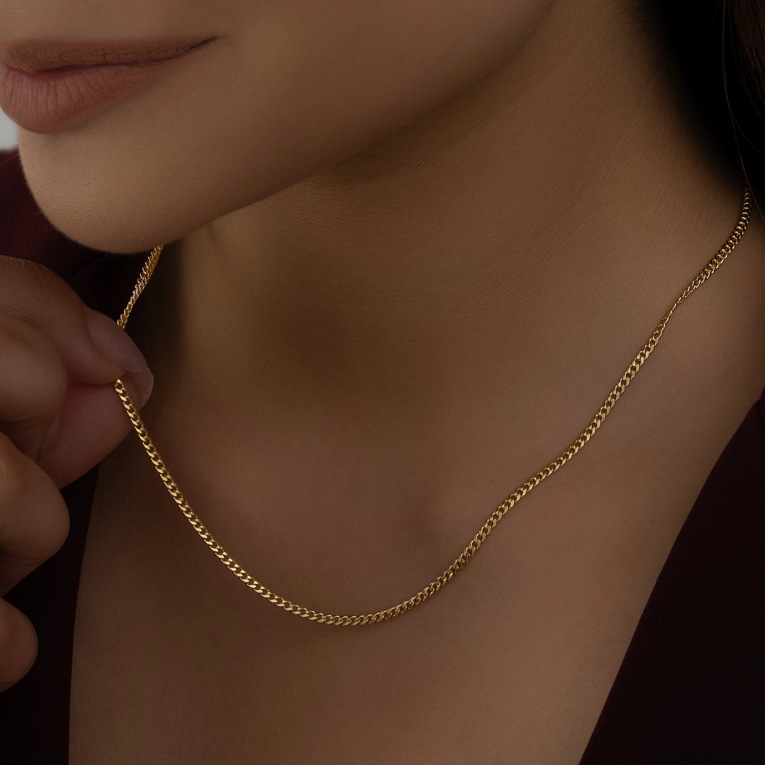 Cadena Tejido Cubano 45cm