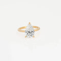Anillo Pera Real 3.0ct