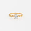 Anillo Ondas Solitario 0.50ct