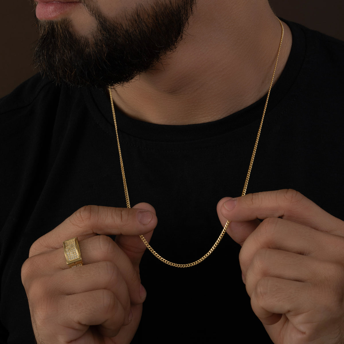 Cadena Tejido Cubano 60cm