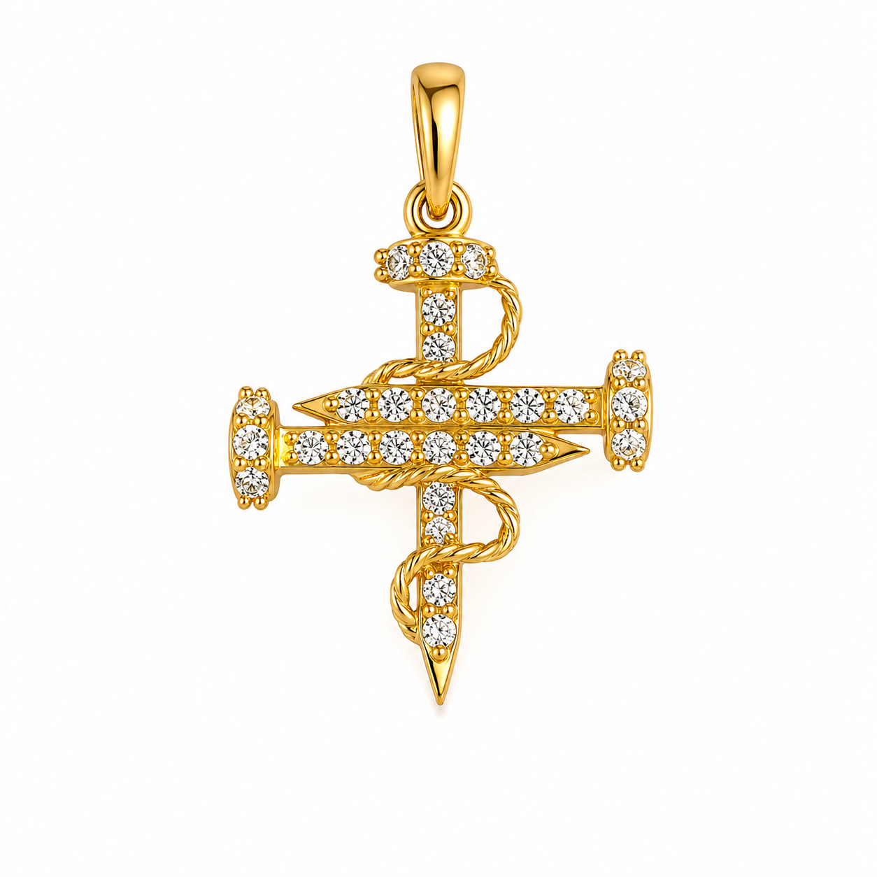 Dije Cruz Clavo 1.4cm