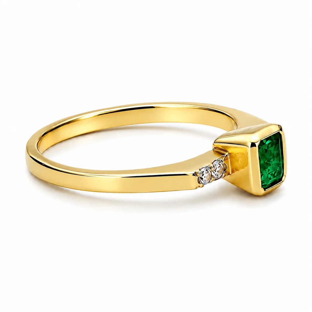 Anillo Samira Esmeralda