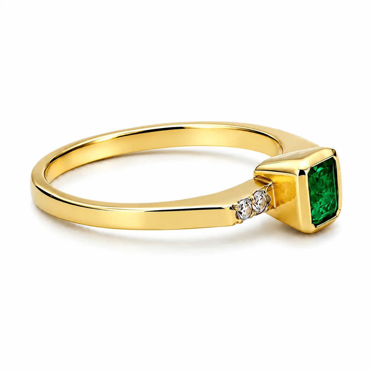 Anillo Samira Esmeralda