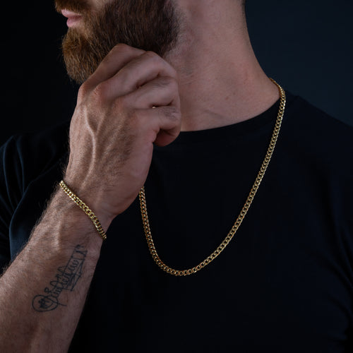 Cadena Tejido Cubano 70cm