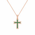Juego Cadena+Dije Cruz Verde