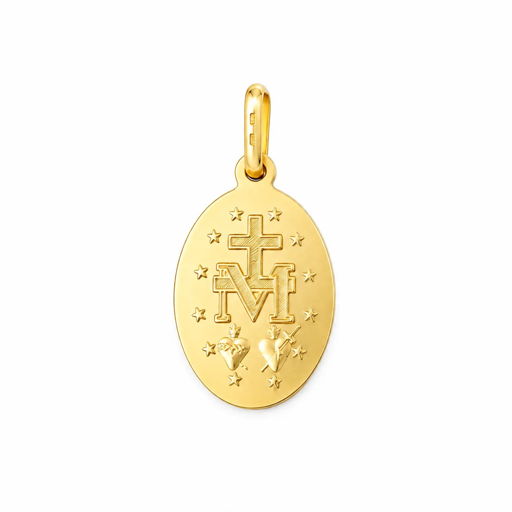 Dije Medalla Virgen De Los Milagros 2cm