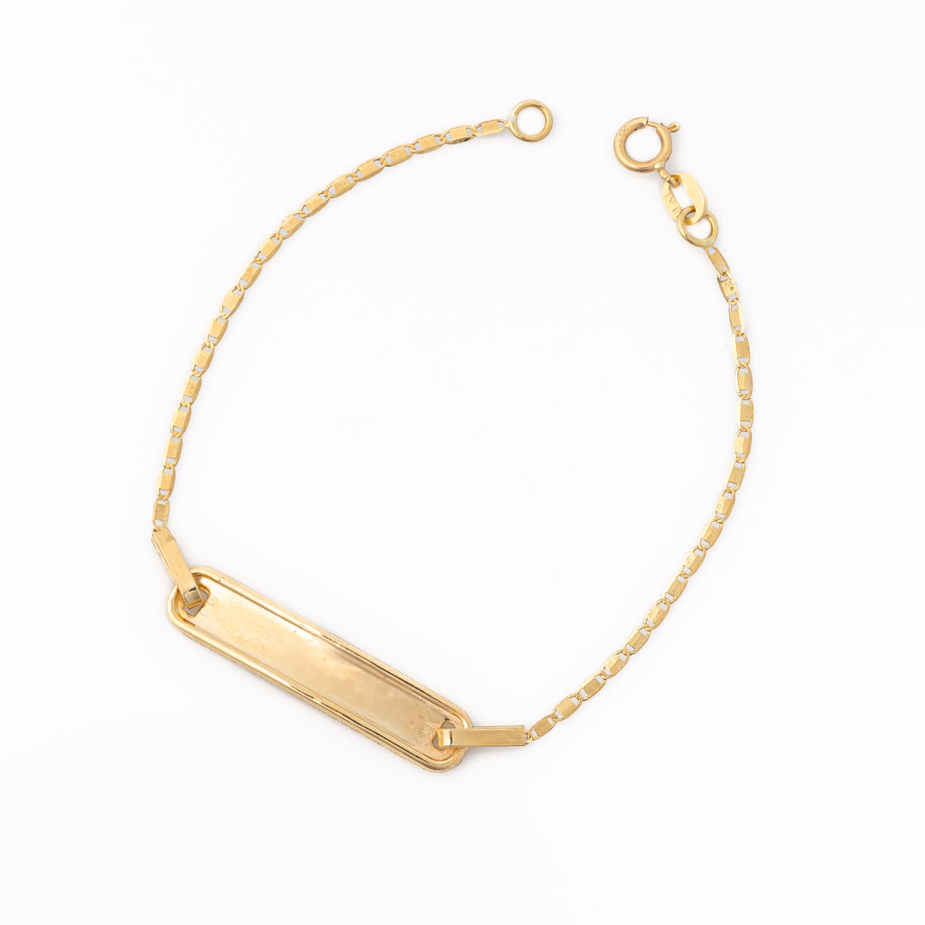 Pulsera Placa T.Plano 13.5cm