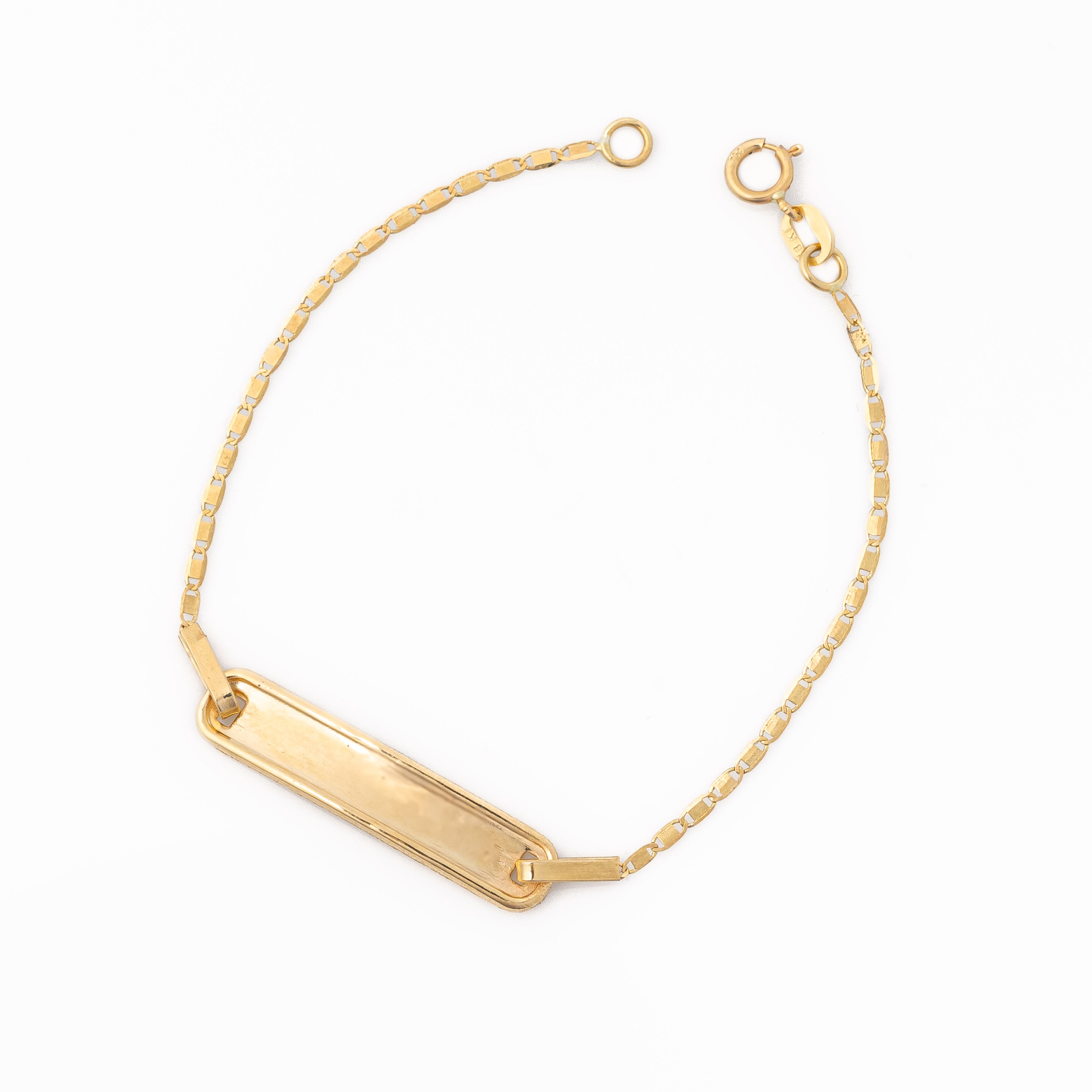 Pulsera Placa T.Plano 13.5cm