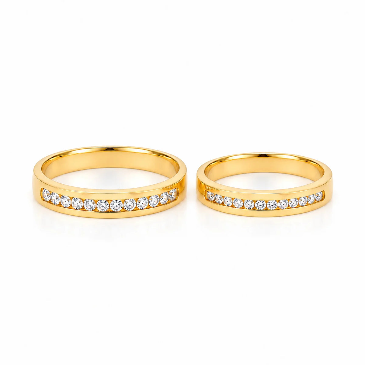 Anillos De Boda Lisos Circon