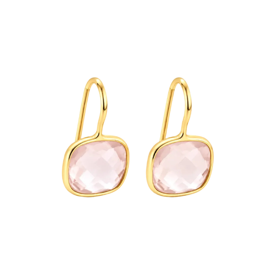 Aretes Colgantes Piedra De Luna