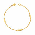 Pulsera Placas 18cm