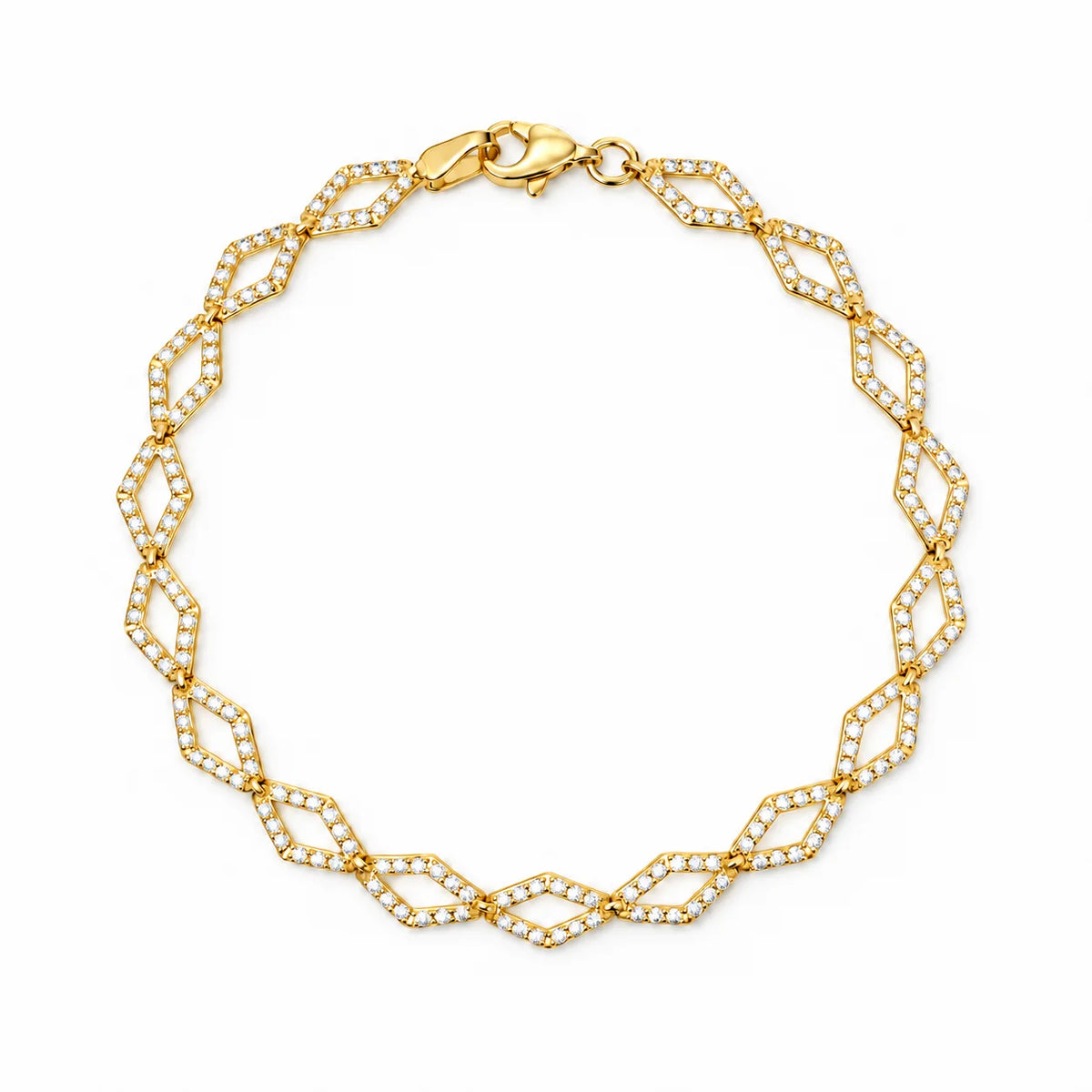 Pulsera Tennis Rombo 18cm