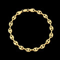 Pulsera Tejido Eslabon 22cm