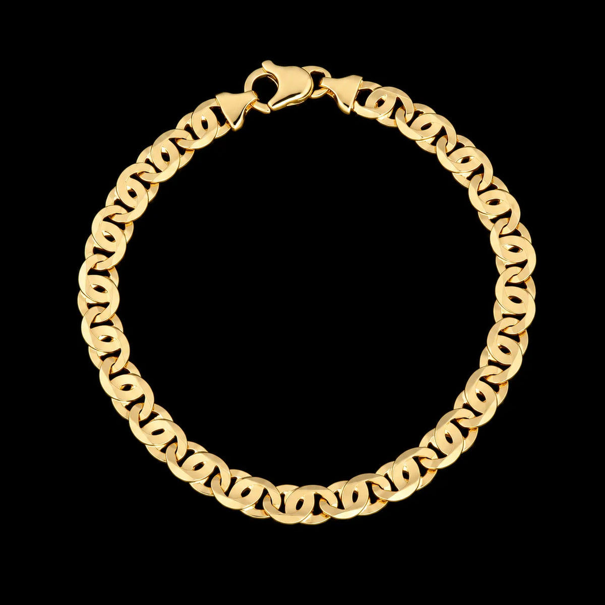 Pulsera Tejido Ojo De Tigre 20cm