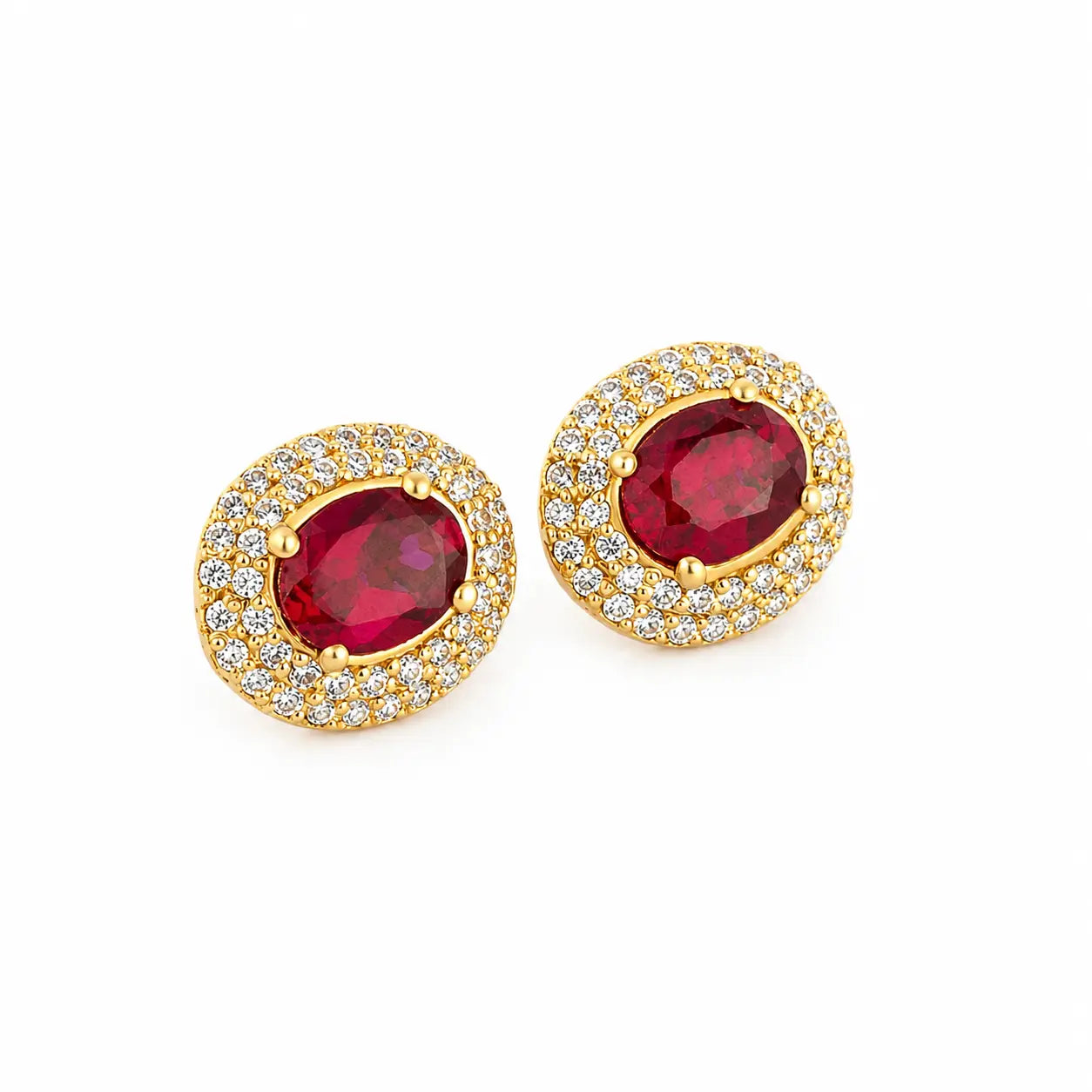 Topos Oval Fucsia 1.3cm