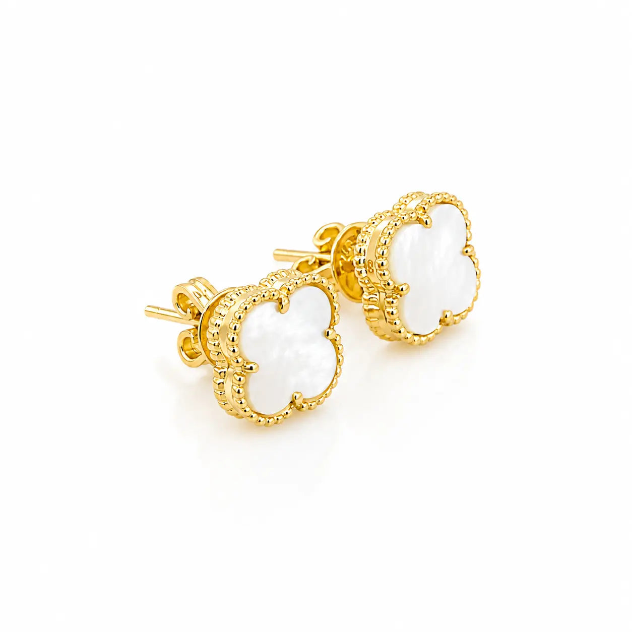 Topos Trébol Blanco 9.3mm