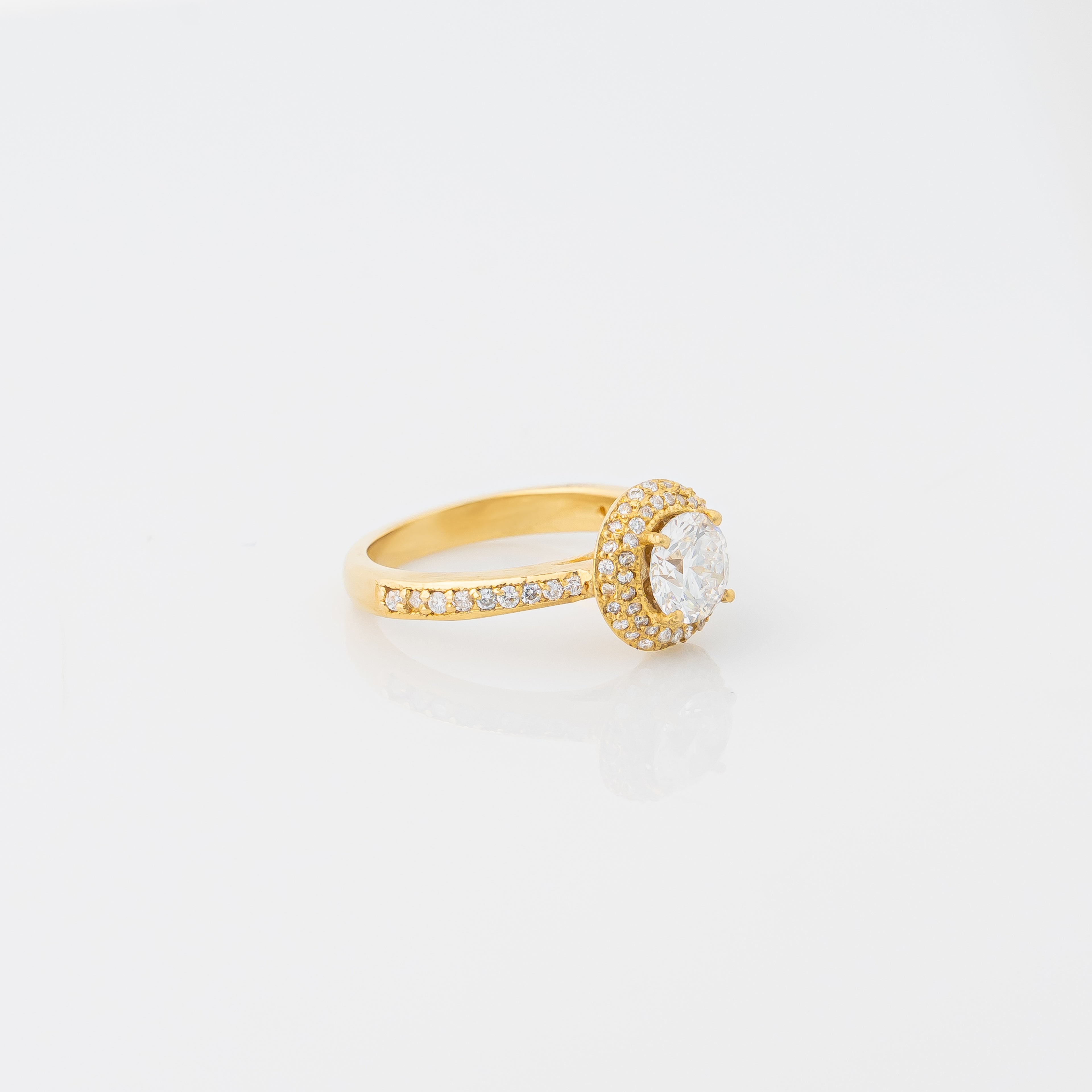 Anillo Diamante Redondo Lab