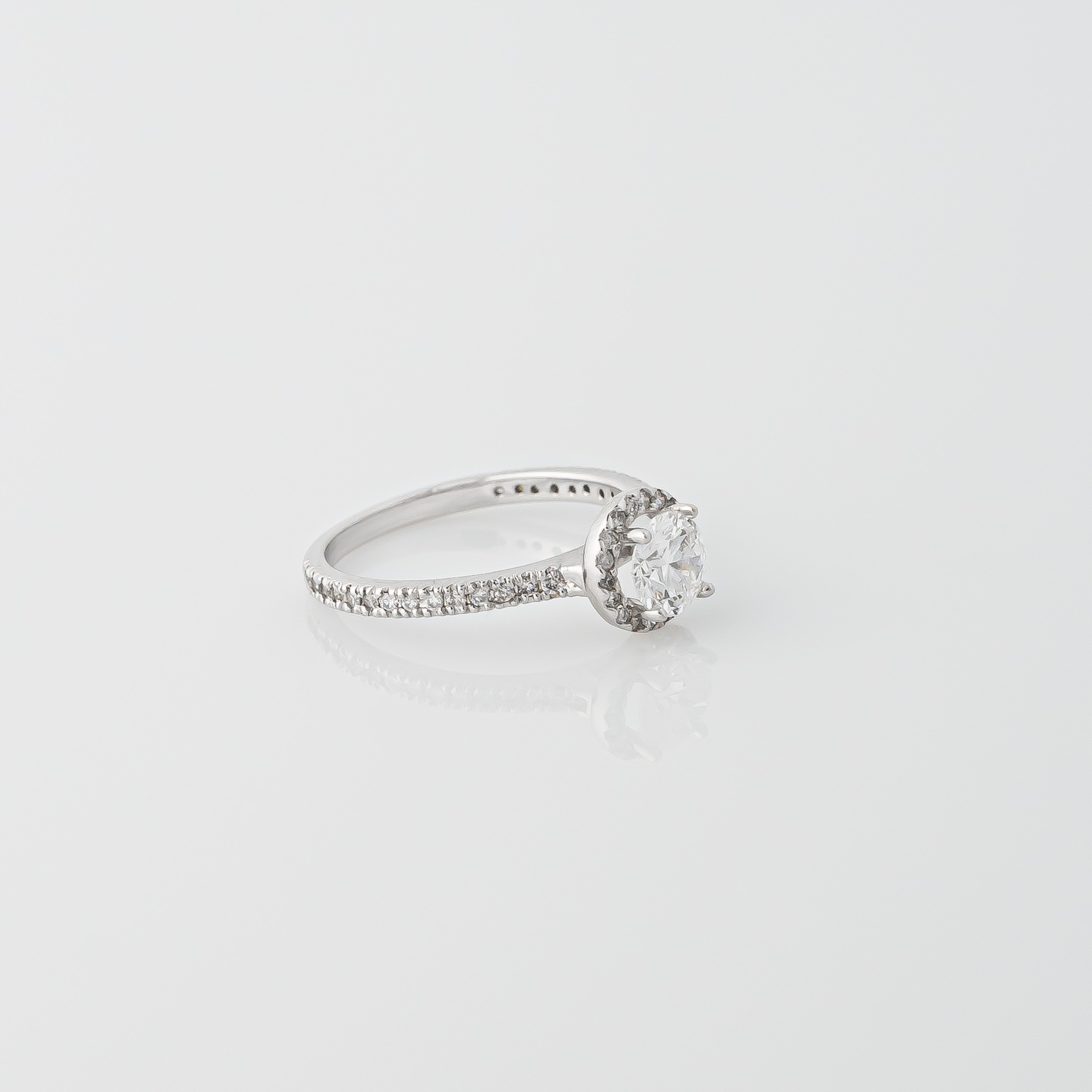 Anillo Diamante Redondo Lab