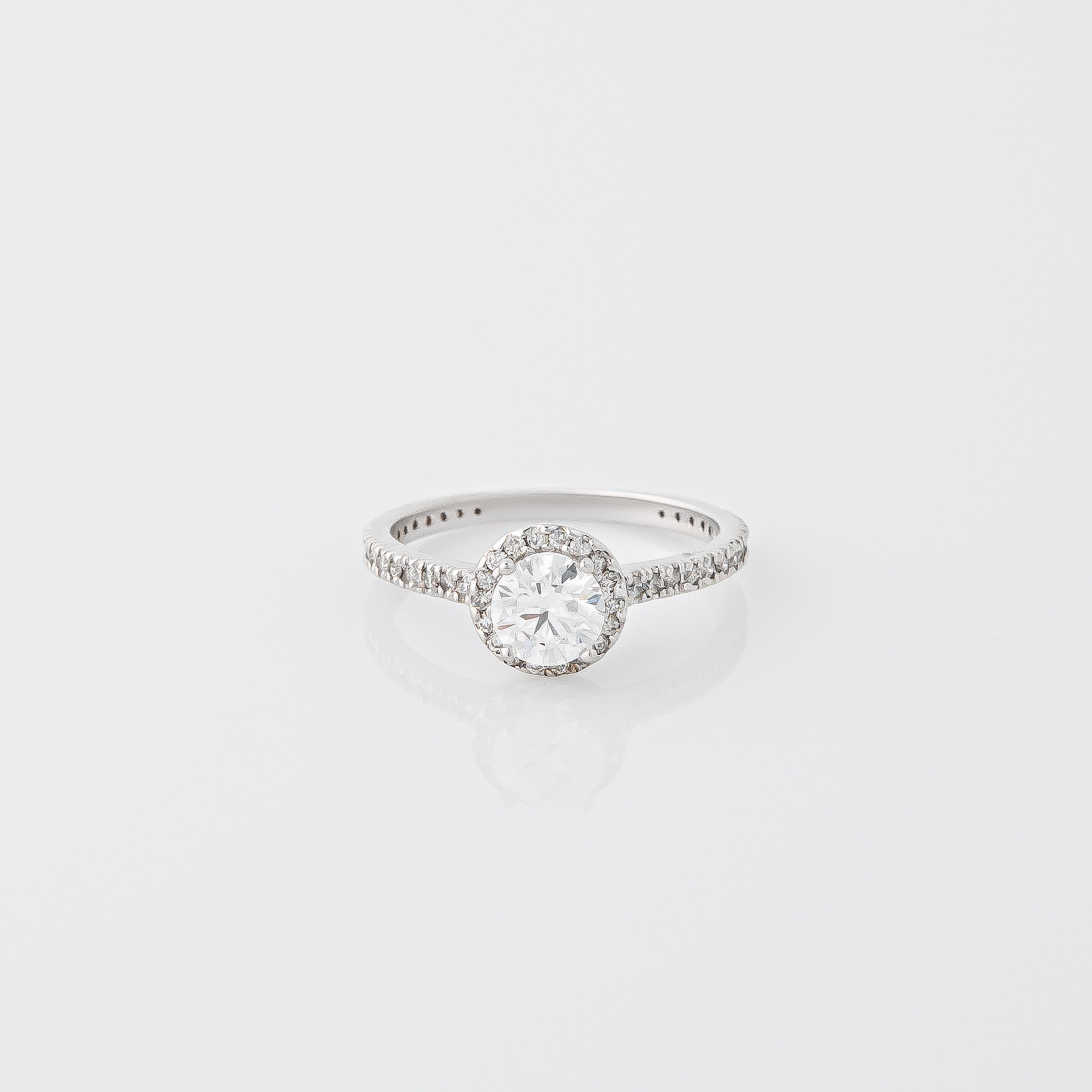 Anillo Diamante Redondo Lab