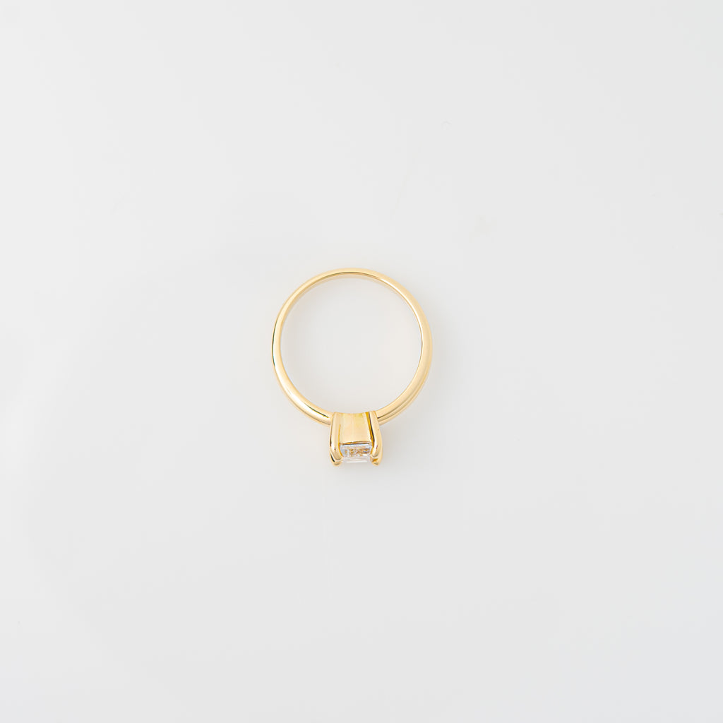 Anillo Diamante corte Esmeralda Lab 1.50ct