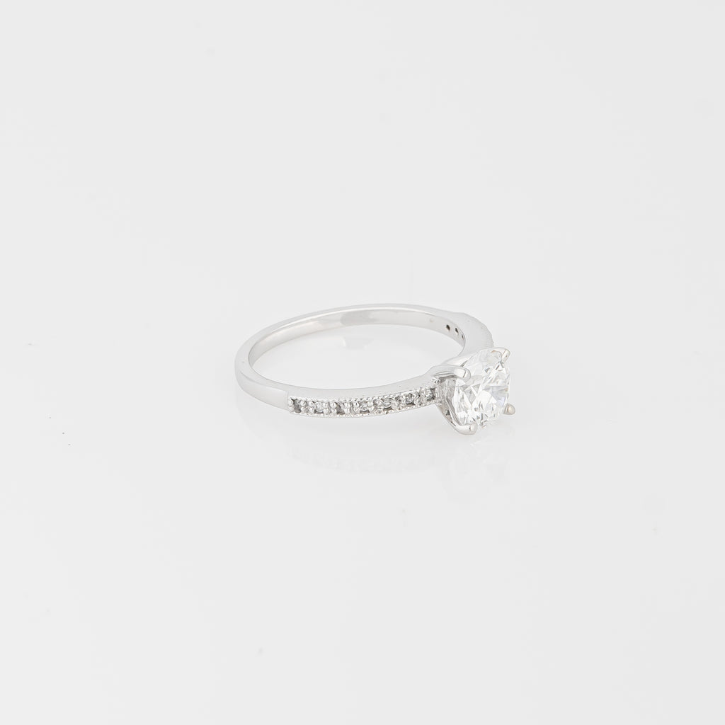 Anillo Diamante Lab Redondo 1.24ct